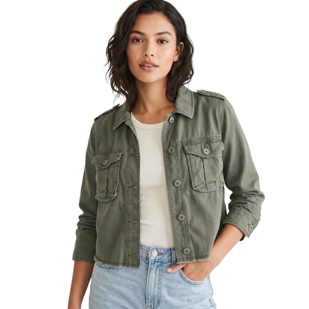 Aeropostale Cropped XL Army Jacket